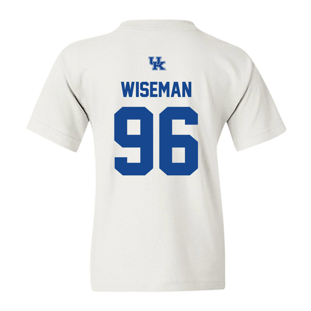 Kentucky - NCAA Football : Dominic Wiseman - Classic Shersey Youth T-Shirt-1