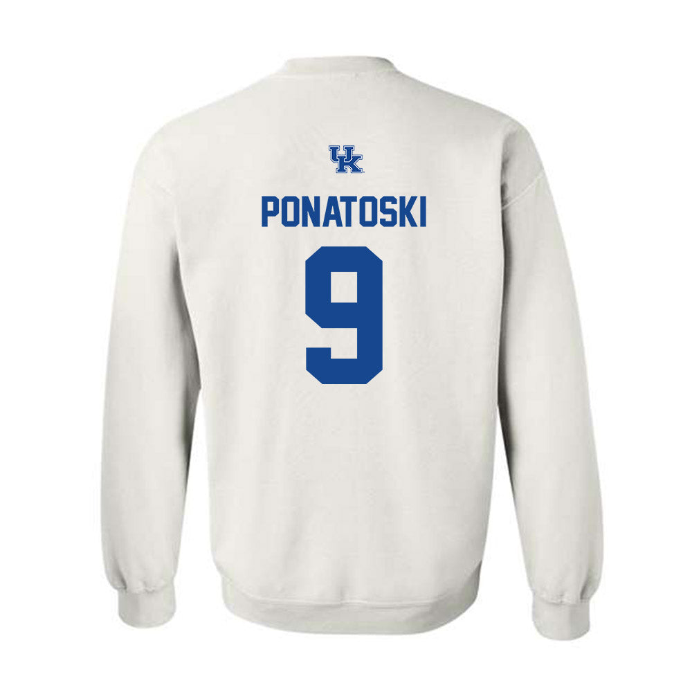 Kentucky - NCAA Football : Matt Ponatoski - Classic Shersey Crewneck Sweatshirt-1
