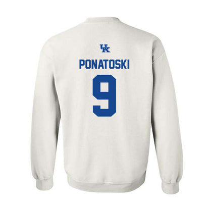 Kentucky - NCAA Football : Matt Ponatoski - Classic Shersey Crewneck Sweatshirt-1