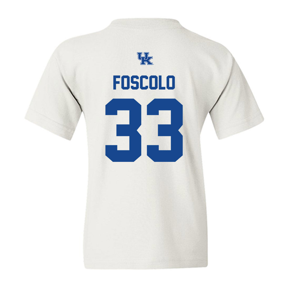 Kentucky - NCAA Baseball : Ryan Foscolo - Classic Shersey Youth T-Shirt-1