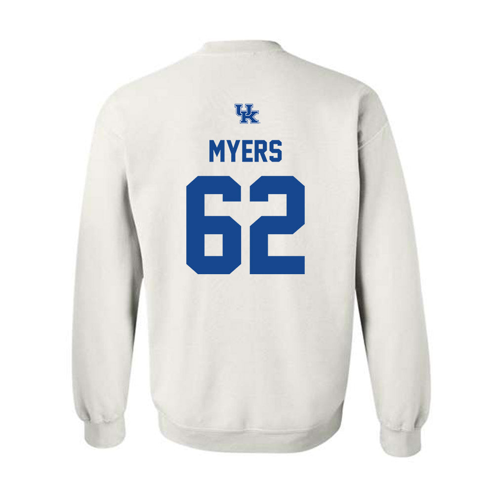 Kentucky - NCAA Football : Ben Myers - Classic Shersey Crewneck Sweatshirt-1
