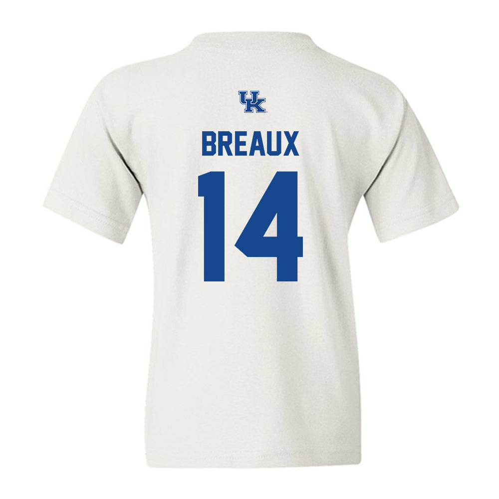 Kentucky - NCAA Women's Volleyball : Bryah Breaux - Classic Shersey Youth T-Shirt-1