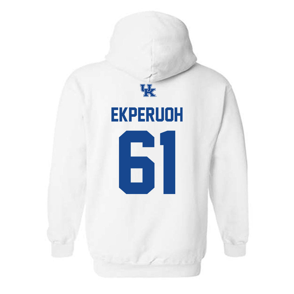 Kentucky - NCAA Football : Jason Ekperuoh - Classic Shersey Hooded Sweatshirt-1