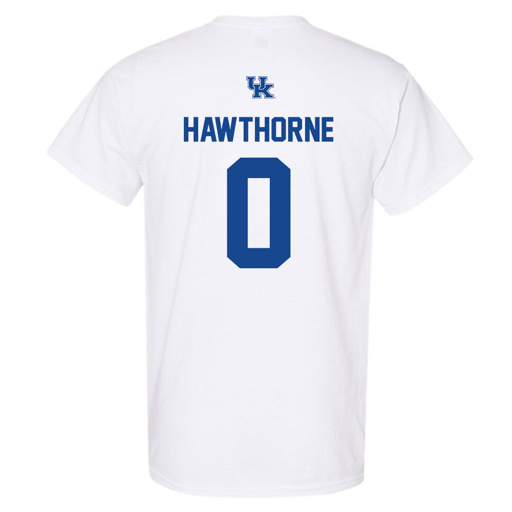 Kentucky - NCAA Men's Basketball : Zyon Hawthorne - Classic Shersey T-Shirt-1