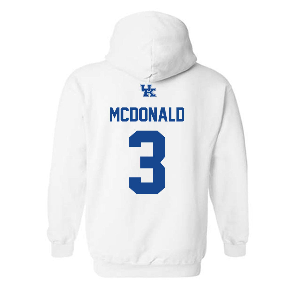 Kentucky - NCAA Women's Basketball : Emily McDonald - Classic Shersey Hooded Sweatshirt-1