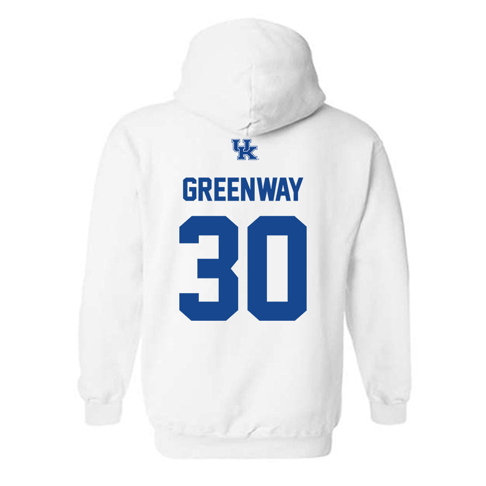 Kentucky - NCAA Women's Basketball : Maddyn Greenway - Classic Shersey Hooded Sweatshirt-1