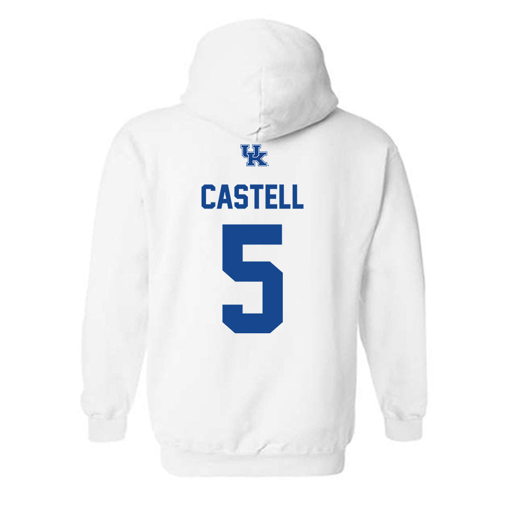 Kentucky - NCAA Football : Jordan Castell - Classic Shersey Hooded Sweatshirt-1