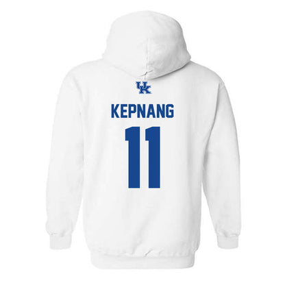 Kentucky - NCAA Men's Basketball : Franck Kepnang - Classic Shersey Hooded Sweatshirt-1