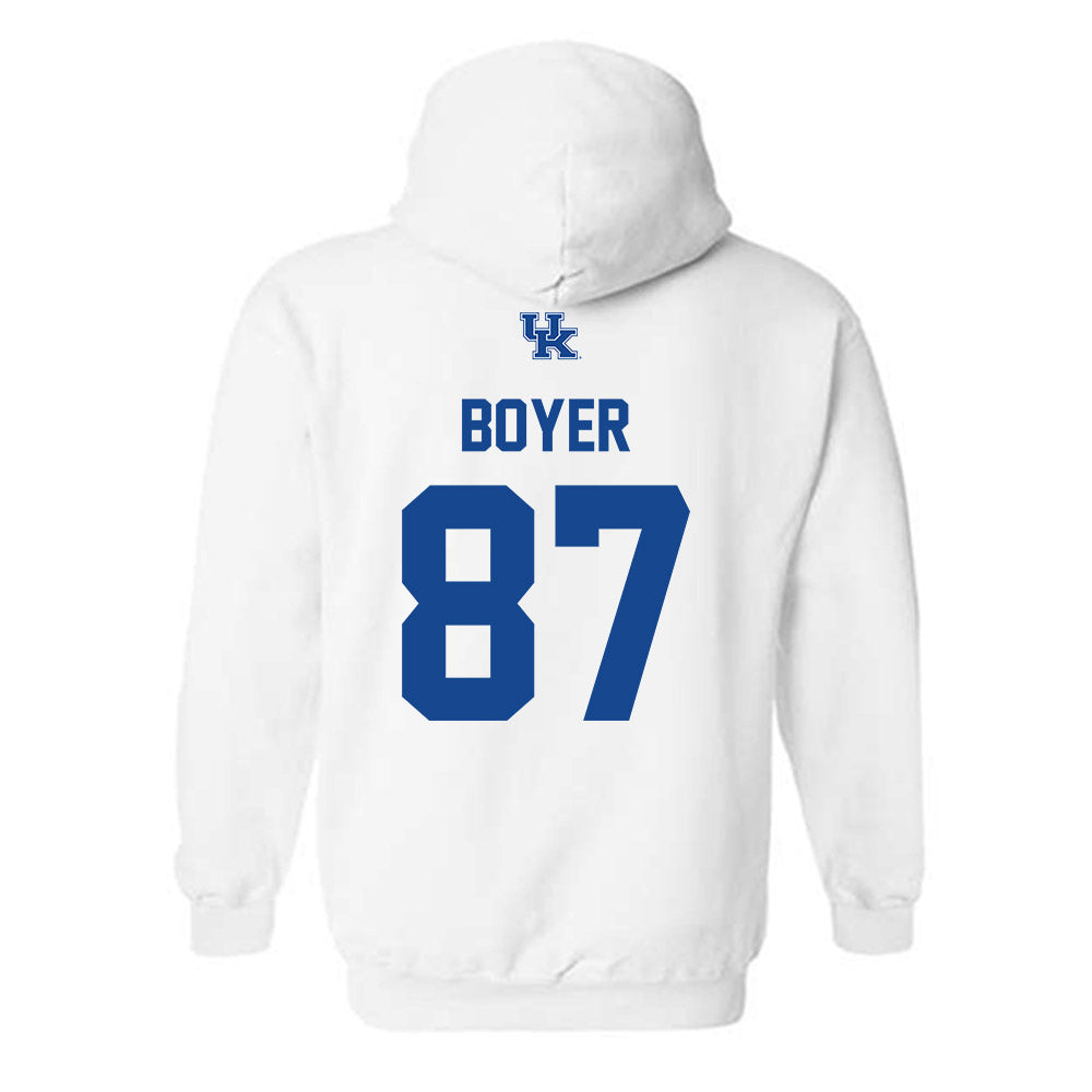 Kentucky - NCAA Football : Henry Boyer - Classic Shersey Hooded Sweatshirt-1