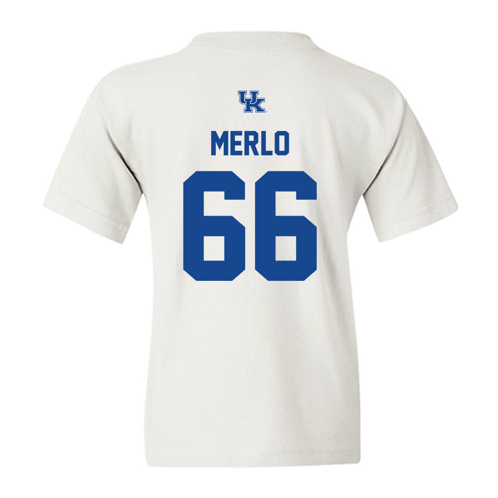 Kentucky - NCAA Football : Tino Merlo - Classic Shersey Youth T-Shirt-1