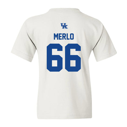 Kentucky - NCAA Football : Tino Merlo - Classic Shersey Youth T-Shirt-1