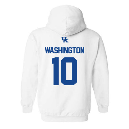 Kentucky - NCAA Women's Volleyball : Kennedy Washington - Classic Shersey Hooded Sweatshirt-1
