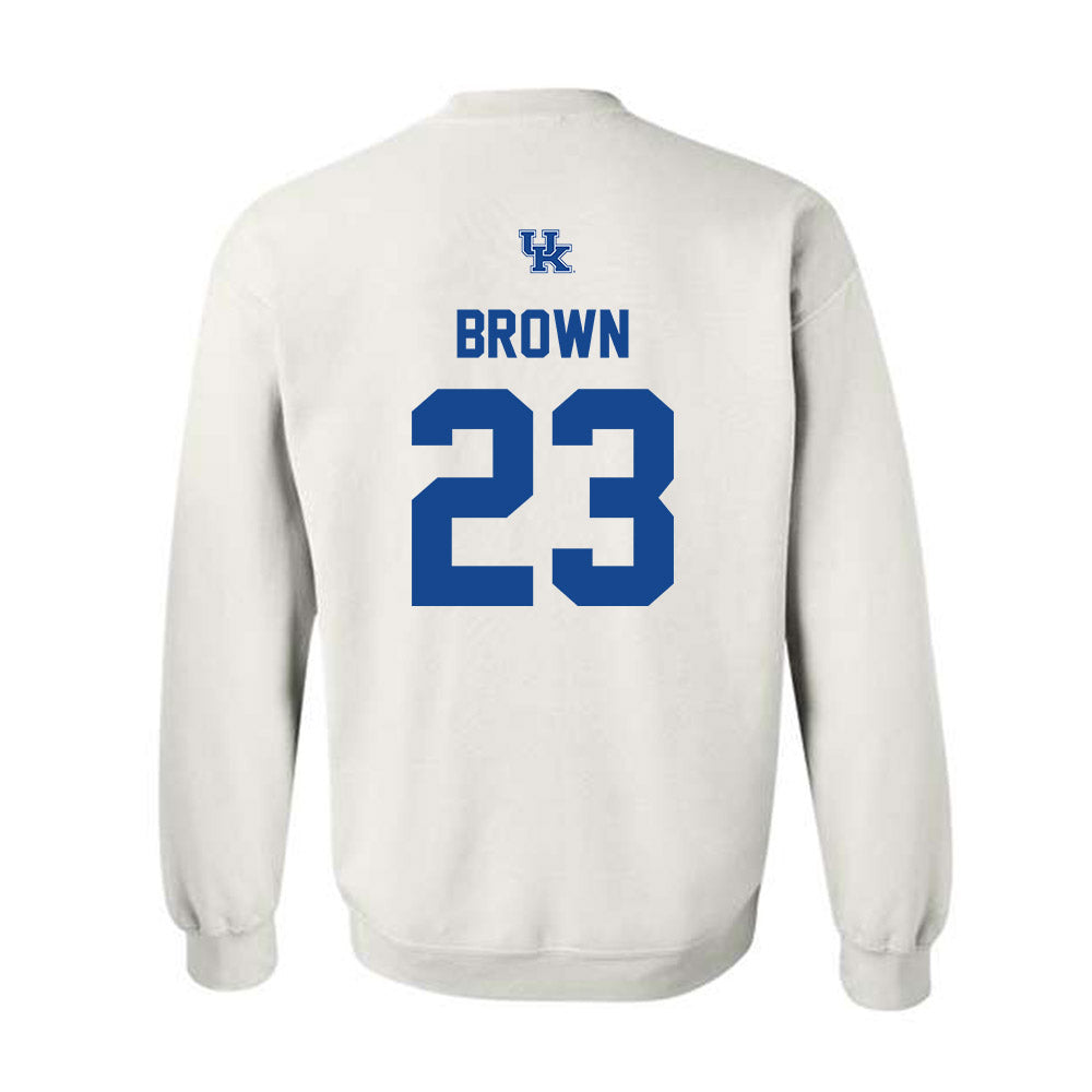 Kentucky - NCAA Baseball : Hudson Brown - Classic Shersey Crewneck Sweatshirt-1