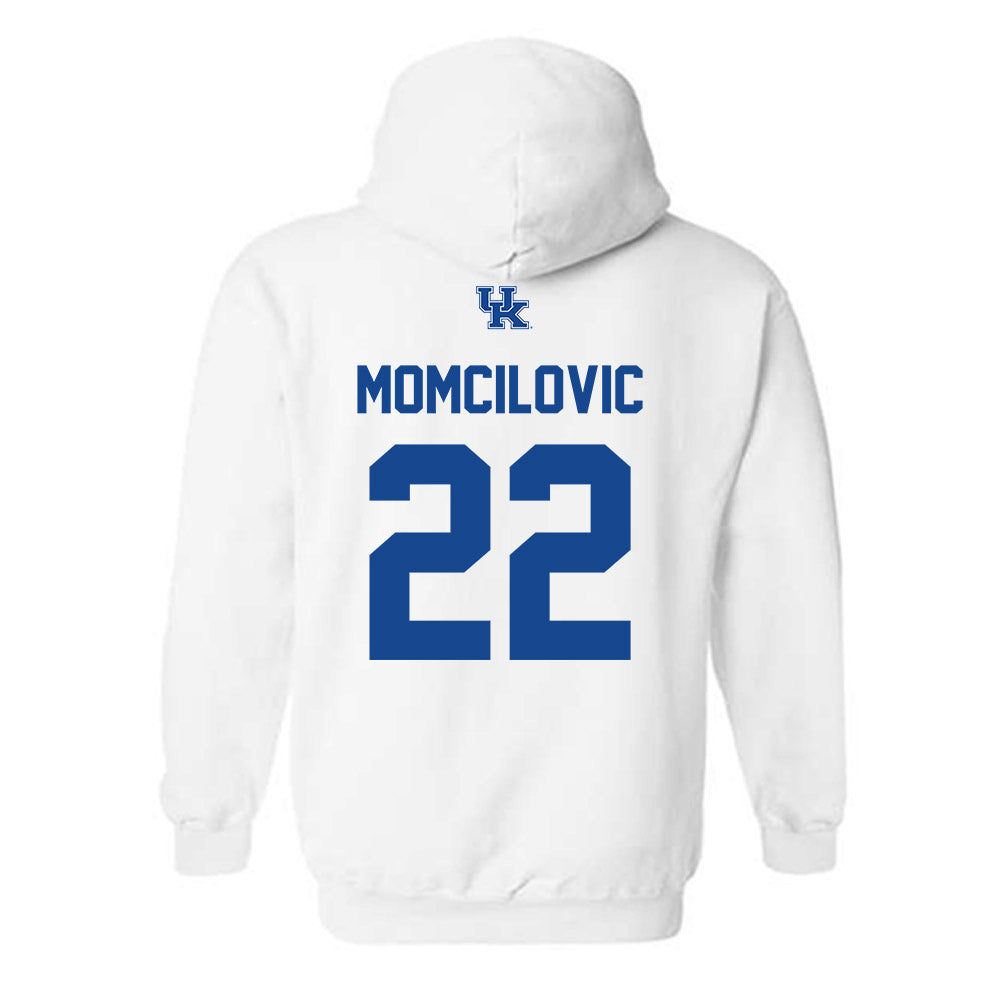 Kentucky - NCAA Men's Basketball : Milan Momcilovic - Classic Shersey Hooded Sweatshirt-1