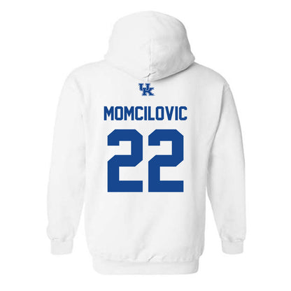 Kentucky - NCAA Men's Basketball : Milan Momcilovic - Classic Shersey Hooded Sweatshirt-1