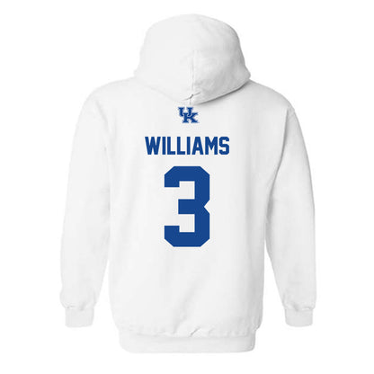 Kentucky - NCAA Men's Basketball : Kam Williams - Classic Shersey Hooded Sweatshirt-1