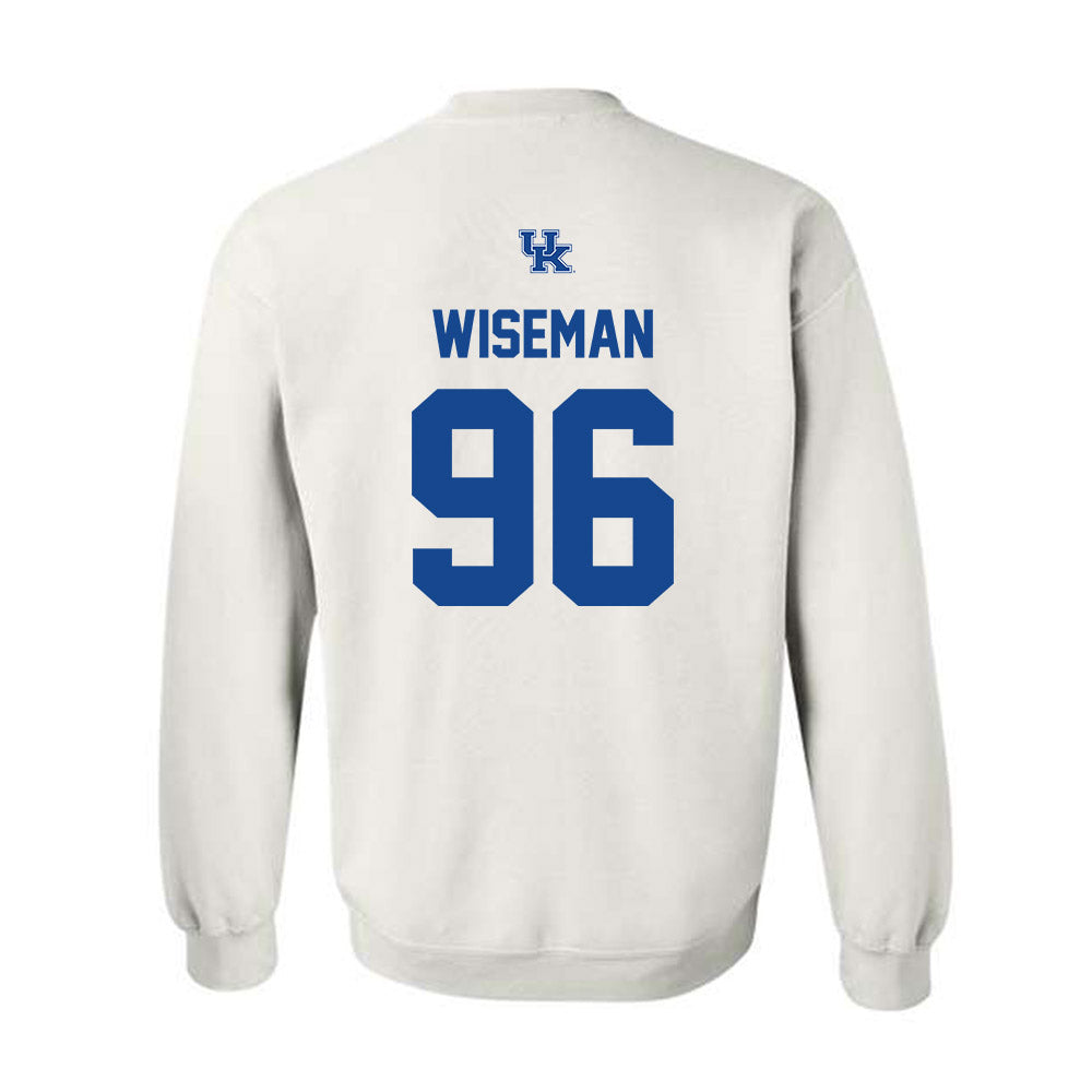 Kentucky - NCAA Football : Dominic Wiseman - Classic Shersey Crewneck Sweatshirt-1