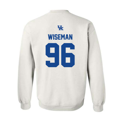 Kentucky - NCAA Football : Dominic Wiseman - Classic Shersey Crewneck Sweatshirt-1