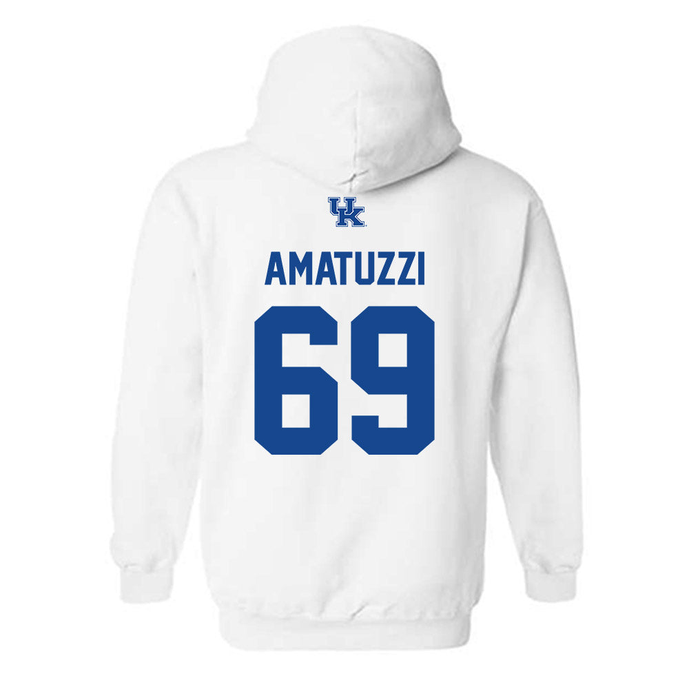 Kentucky - NCAA Men's Swimming & Diving : Murilo Amatuzzi - Classic Shersey Hooded Sweatshirt-1