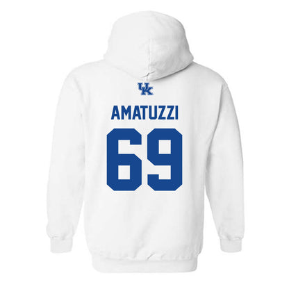 Kentucky - NCAA Men's Swimming & Diving : Murilo Amatuzzi - Classic Shersey Hooded Sweatshirt-1