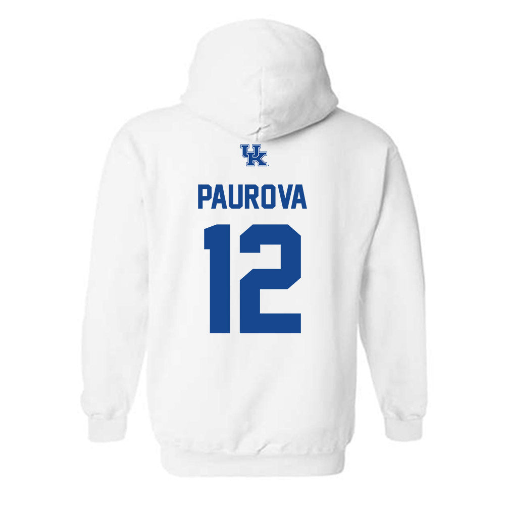 Kentucky - NCAA Women's Basketball : Dominika Paurova - Classic Shersey Hooded Sweatshirt-1