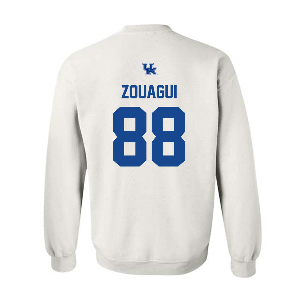 Kentucky - NCAA Football : Adam Zouagui - Classic Shersey Crewneck Sweatshirt-1
