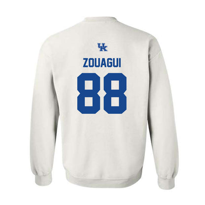 Kentucky - NCAA Football : Adam Zouagui - Classic Shersey Crewneck Sweatshirt-1