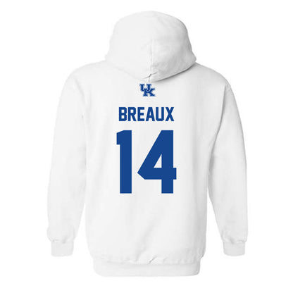 Kentucky - NCAA Women's Volleyball : Bryah Breaux - Classic Shersey Hooded Sweatshirt-1