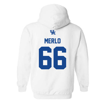 Kentucky - NCAA Football : Tino Merlo - Classic Shersey Hooded Sweatshirt-1