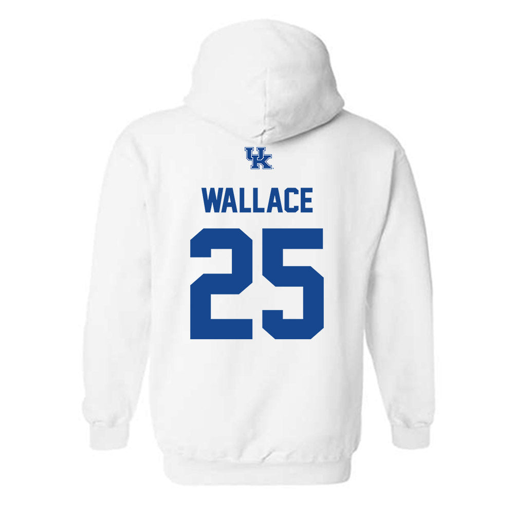 Kentucky - NCAA Football : Tavion Wallace - Classic Shersey Hooded Sweatshirt-1