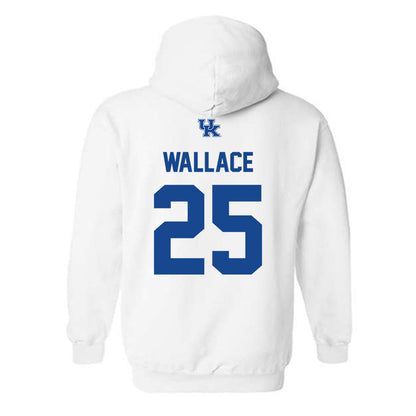 Kentucky - NCAA Football : Tavion Wallace - Classic Shersey Hooded Sweatshirt-1
