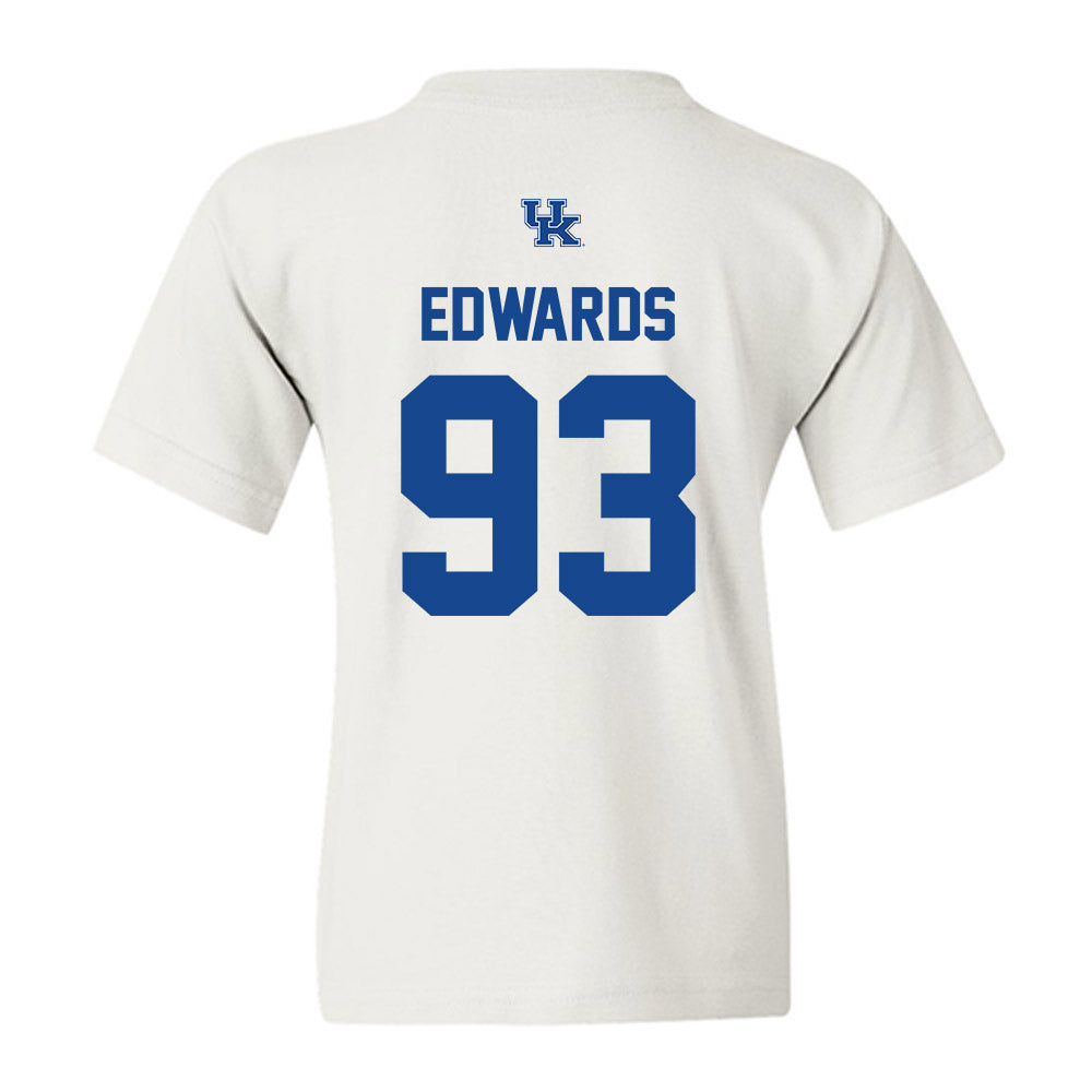 Kentucky - NCAA Football : Kalen Edwards - Classic Shersey Youth T-Shirt-1