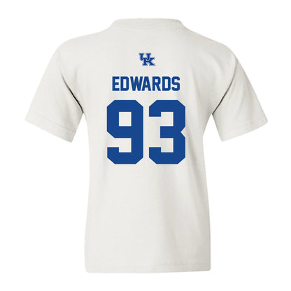 Kentucky - NCAA Football : Kalen Edwards - Classic Shersey Youth T-Shirt-1