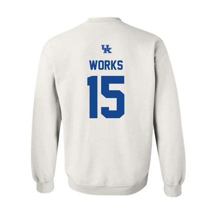 Kentucky - NCAA Football : Cedric Works - Classic Shersey Crewneck Sweatshirt-1