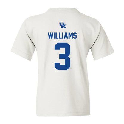 Kentucky - NCAA Men's Basketball : Kam Williams - Classic Shersey Youth T-Shirt-1