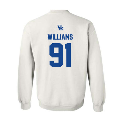 Kentucky - NCAA Football : Jaden Williams - Classic Shersey Crewneck Sweatshirt-1