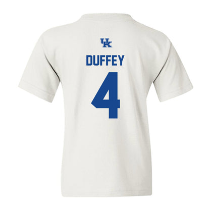 Kentucky - NCAA Baseball : Alex Duffey - Classic Shersey Youth T-Shirt-1
