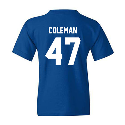 Kentucky - NCAA Baseball : Will Coleman - Classic Shersey Youth T-Shirt-1