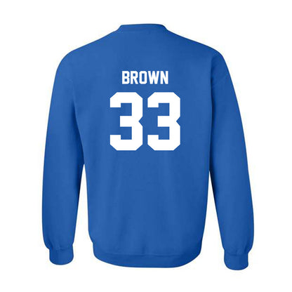 Kentucky - NCAA Football : Sam Brown - Classic Shersey Crewneck Sweatshirt-1