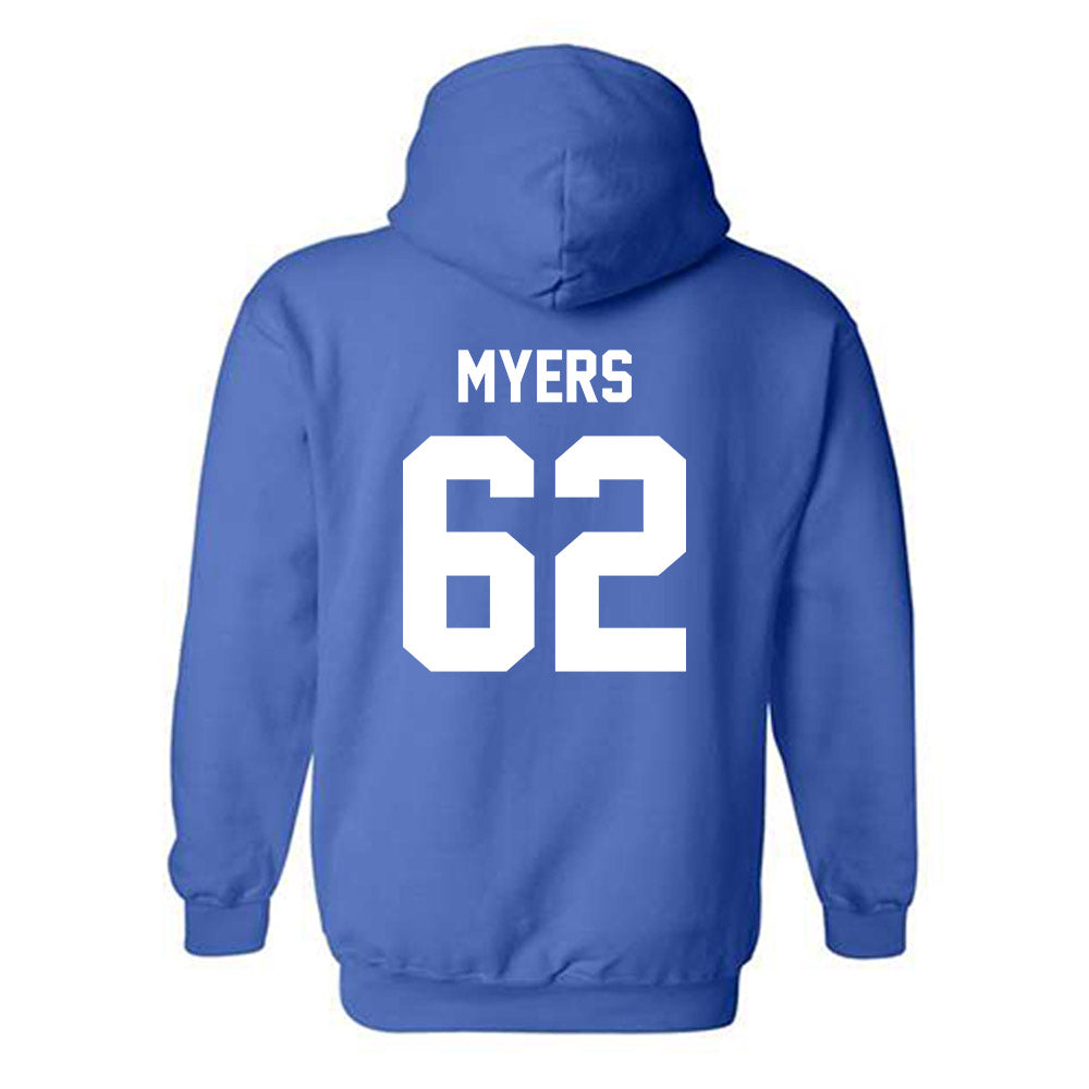 Kentucky - NCAA Football : Ben Myers - Classic Shersey Hooded Sweatshirt-1