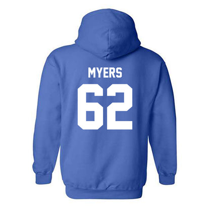 Kentucky - NCAA Football : Ben Myers - Classic Shersey Hooded Sweatshirt-1