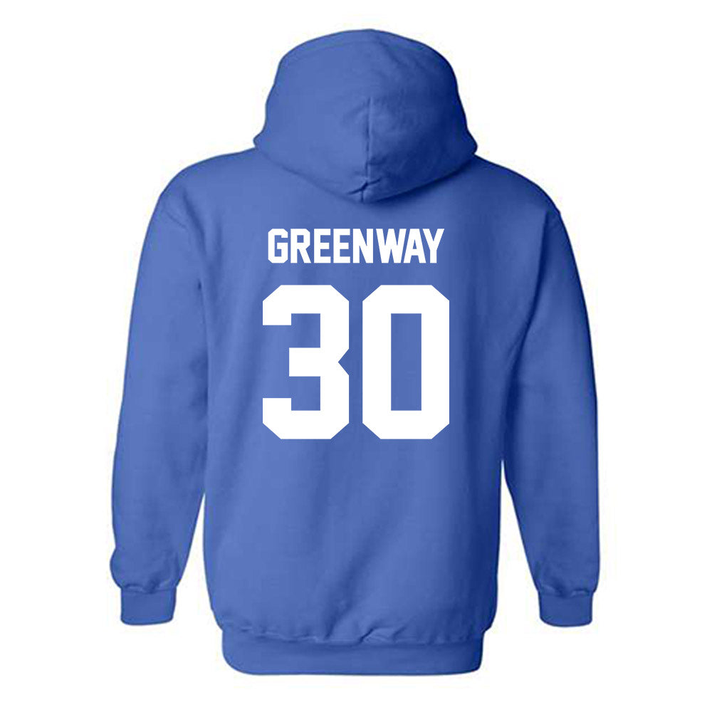 Kentucky - NCAA Women's Basketball : Maddyn Greenway - Classic Shersey Hooded Sweatshirt-1