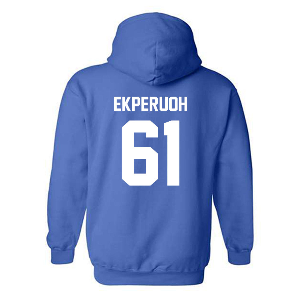 Kentucky - NCAA Football : Jason Ekperuoh - Classic Shersey Hooded Sweatshirt-1