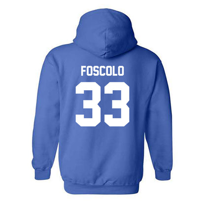 Kentucky - NCAA Baseball : Ryan Foscolo - Classic Shersey Hooded Sweatshirt-1
