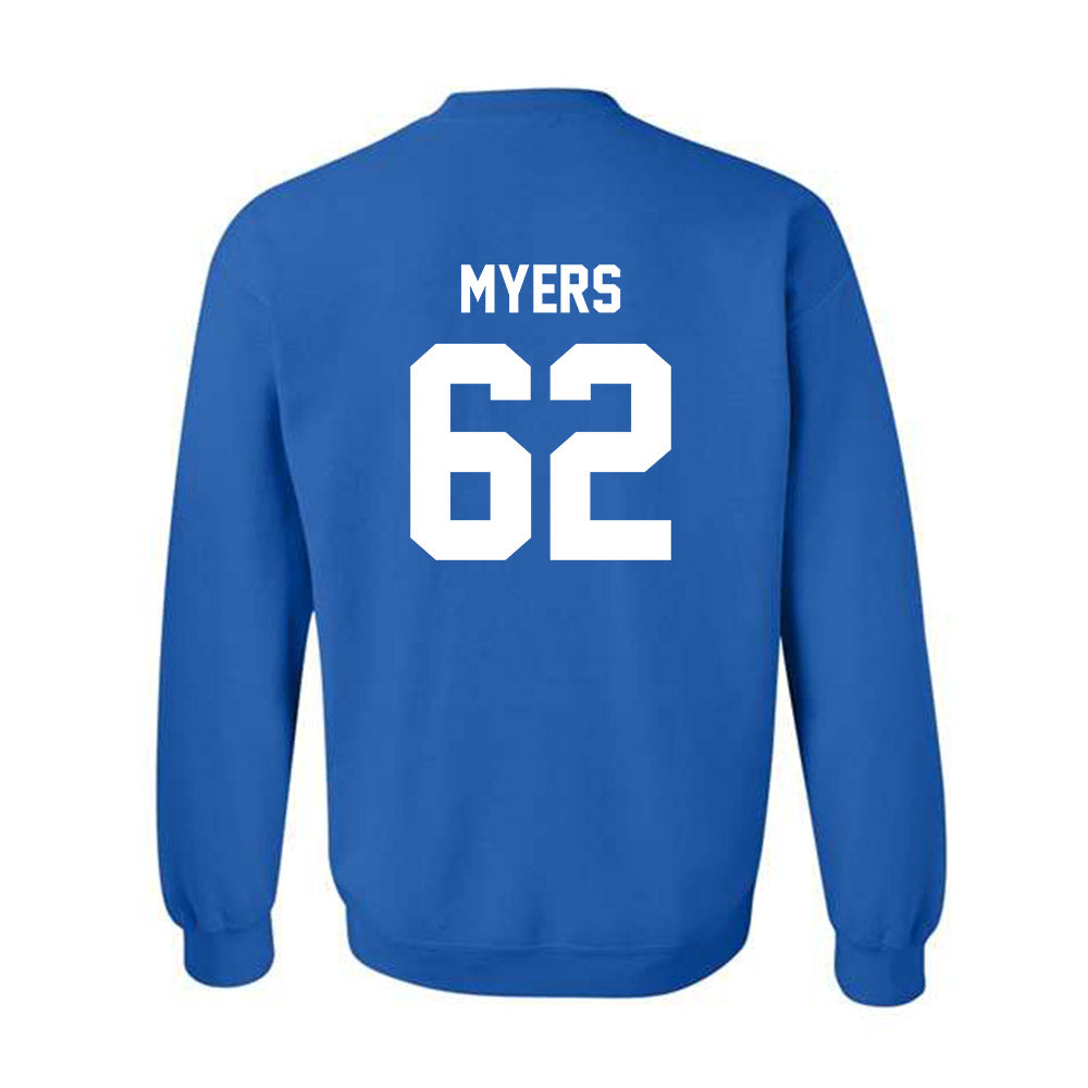 Kentucky - NCAA Football : Ben Myers - Classic Shersey Crewneck Sweatshirt-1