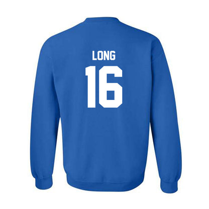 Kentucky - NCAA Football : JacQai Long - Classic Shersey Crewneck Sweatshirt-1