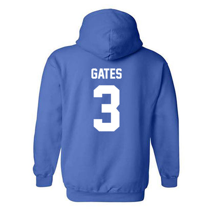 Kentucky - NCAA Football : Aaron Gates - Classic Shersey Hooded Sweatshirt-1