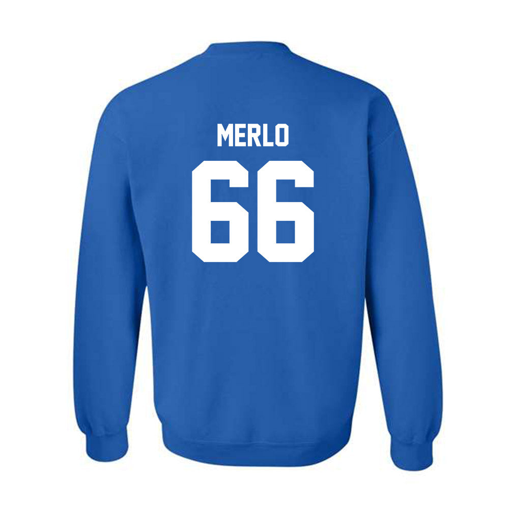 Kentucky - NCAA Football : Tino Merlo - Classic Shersey Crewneck Sweatshirt-1