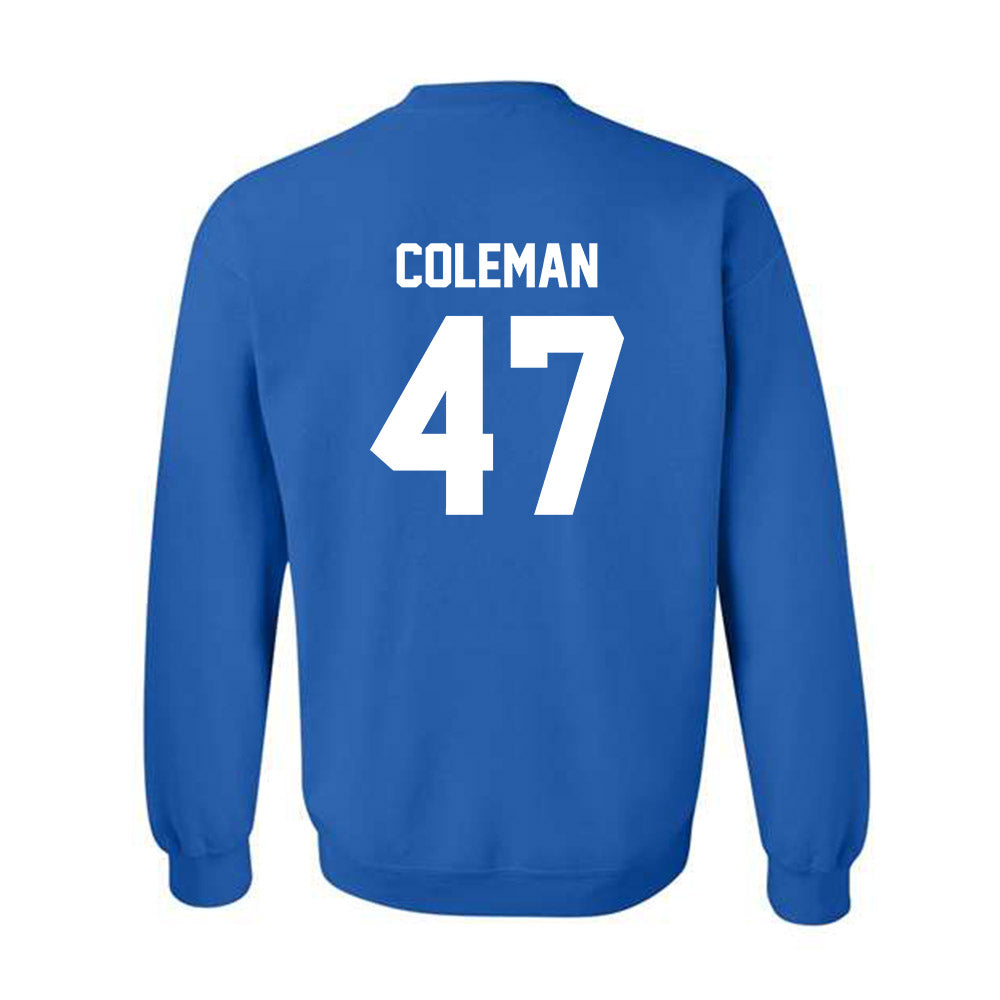 Kentucky - NCAA Baseball : Will Coleman - Classic Shersey Crewneck Sweatshirt-1