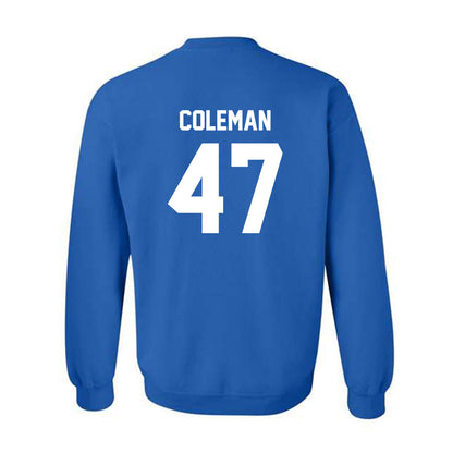 Kentucky - NCAA Baseball : Will Coleman - Classic Shersey Crewneck Sweatshirt-1